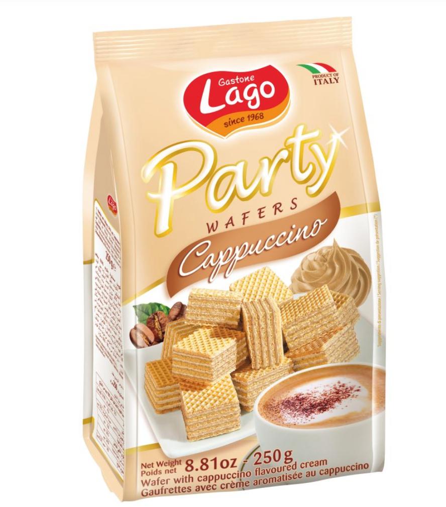 Lago Party Wafers Snack (9 Flavours) - Delicious & Nutritious Italian Snack for Tea Time or Sharing
